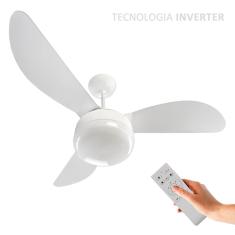 Ventilador de Teto Ventisol Fênix Branco Inverter Controle Remoto, 6 Velocidades - Bivolt