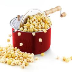 Fogão de Pipoca Cook N Home 6 Litros - Alumínio Vermelho (Modelo 02699