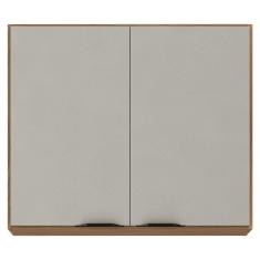 Armário Aéreo para Cozinha Firenze 2 Portas Amêndola Touch Nude Prime Tx - Demóbile