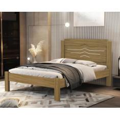 cama casal sofia tradicional mdf reforçada para quarto moderno detalhe