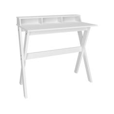 Escrivaninha Com 3 Nichos Artany Italia Cor Branca