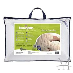 Travesseiro de Látex Basic Queen Dunlopillo c/Capa de Fibra de Bambu 50 x 70 cm