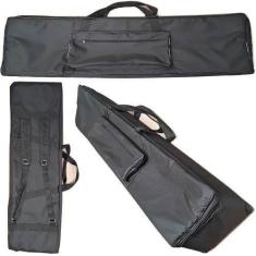 Capa Bag Para Piano Yamaha Dgx530 Nylon Master Luxo (Preto)