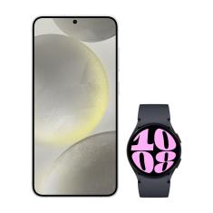 Galaxy S24+ 512GB - Cinza + Galaxy Watch6 LTE 40mm - Grafite Combo