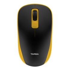 Mouse Óptico Sem Fio 1200 DPI Targa M70W Amarelo