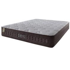 Colchão Queen com Molas Ensacadas Orlando 158x198x30cm - Zidi, Marrom