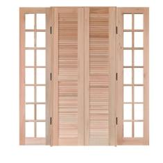 Porta Balcão Mista Abrir Reto 1,40 X 2,10 Rodam Natural