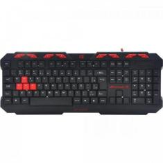 Teclado Gamer Fortrek Spider Gk706 Preto-vermelho