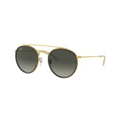 Óculos de Sol Ray-Ban 0RB3647NL 923871 Tam 51 / Ouro - Lentes Cinza Gradiente