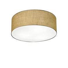 Plafon Cilíndrico Vivare Md-3005 Cúpula em Tecido 40x12cm - Bivolt