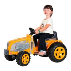 Trator Fazendeiro Amarelo sem Caçamba Biemme