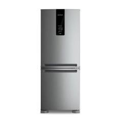 Geladeira Brastemp 447 Litros Frost Free Inverse com Smart Flow e Fresh Box Inox BRE57FKBNA - 220V