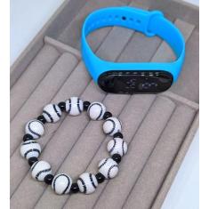 Relógio Infantil Digital Led Prova água Bracelete Masculino Feminino +