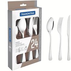 Jogo de Talheres em Inox 24 Peças Havana