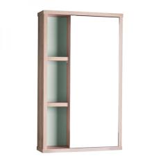 Armário para Banheiro com Espelho Milano Verde Menta