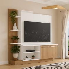 Estante Home Theater para TV até 55 Pol. Denver Multimóveis Argila Ace