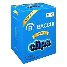 Clips Galvanizado, 1/0 (0) Aço, Caixa com 500 grs, Bacchi