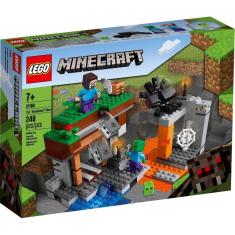Lego Minecraft A Mina Abandonada 248 Peças Lego 21166