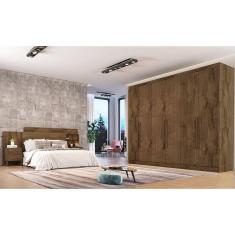 Roupeiro Oslo 6 Portas 6 Gavetas 100 MDF