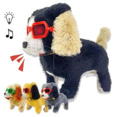 Cachorrinho Anda Late Abana O Rabinho Fofo Pelucia