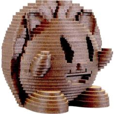 Quebra Cabeças 3D Leao Bola Decoração Ornamento Enfeite