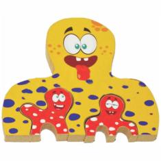 Quebra Cabeça Zoo Filhotes Polvo - Maninho Artesanatos