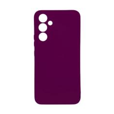 Capa Aveludada + 2 Película Vidro 3D Compatível Samsung M35 - DB, Roxo