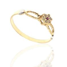 Anel de ouro 18k Chuveiro - Elegancy Joias, 16