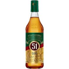 Cachaça 51 Pirassununga Ouro 965ml