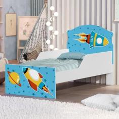 Mini Cama Foguete Espacial Com Colchão - CasaH