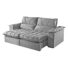 Sofá Retrátil E Reclinável 2 Lugares 230cm M178 Cinza