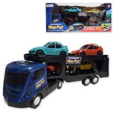 Caminhão Cegonheira Infantil Maxforte 04 Carros 2 Andares