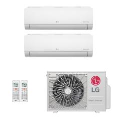 Ar-Condicionado Multi Split Inverter LG 18.000 (2x Evap HW 7.000) Quente/Frio 220V