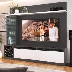 Estante Home Para TV até 50 Polegadas 1 Porta de Vidro Sorrento Quiditá