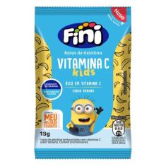 Fini Bem-Estar Kids Bala de Gelatina de Vitamina C com Sabor de Banana com 18g 18g