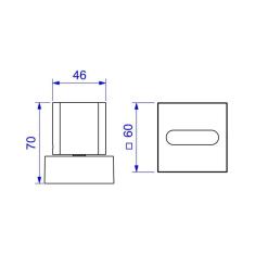 Acabamento Registro Pressão Deca Polo 4916.C33.PQ Cromado