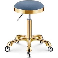 Banqueta Wor Banquetas giratórias redondas Cadeira giratória para salão de beleza Tatuagem itchen Massagem Banqueta giratória ajustável em altura para salão de massagem Tatuagem Home Office,