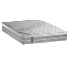 Colchão King Espuma Visco Gel Molas Ensacadas Pocket Premium Euro Pillow (193x203x32) - Castor