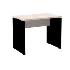 Mesa de Escritório Pé Painel PE25 em MDP 134 x 60 cm Cor Nogueira CasaBlanca e Base Branca