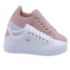 Kit 2 Pares Tênis Feminino Casual Sbelta Conforto-Feminino