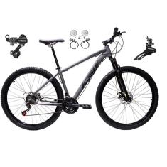 Bicicleta Aro 29 Ksw Xlt Alumínio 24v Câmbios Shimano Tz Freios a Disco Hidráulicos Garfo Suspensão-Unissex