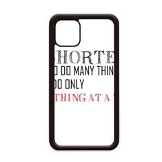 Capa com citação Do One Thing A Time is The Shortcut para iPhone 11 Pro Max para Apple Mobile Case Shell