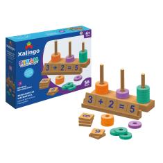 Steam Quebra-Cabeça Brincando de Matemática Xalingo