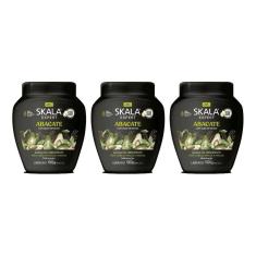 Creme Skala 1Kg Bomba Abacate-Kit C/3Un