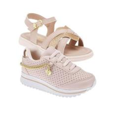 Tenis Escolar e Sandalia de Menina - KIT 2 PARES Tam 24 ao 34-Feminino