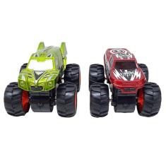 Kit 2 Carrinhos de Miniatura Monster Wild Crazy Cars RL021B - Dorémi