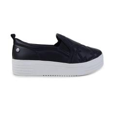 Tênis Infantil Feminino Pink Cats Slip On Rives Preto - V410-Feminino