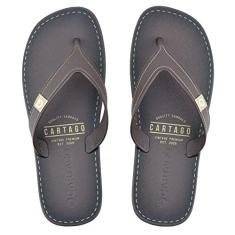 Slide Dakar Cartago, Masculino, Marrom, 39