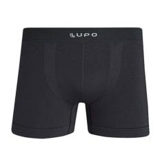 Cueca masculina para adulto modelo boxer em microfibra sem costura Lupo 661