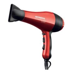 Secador De Cabelo Mondial Infinity Sc-12 Vermelho - 127v Infinity Ion 2500